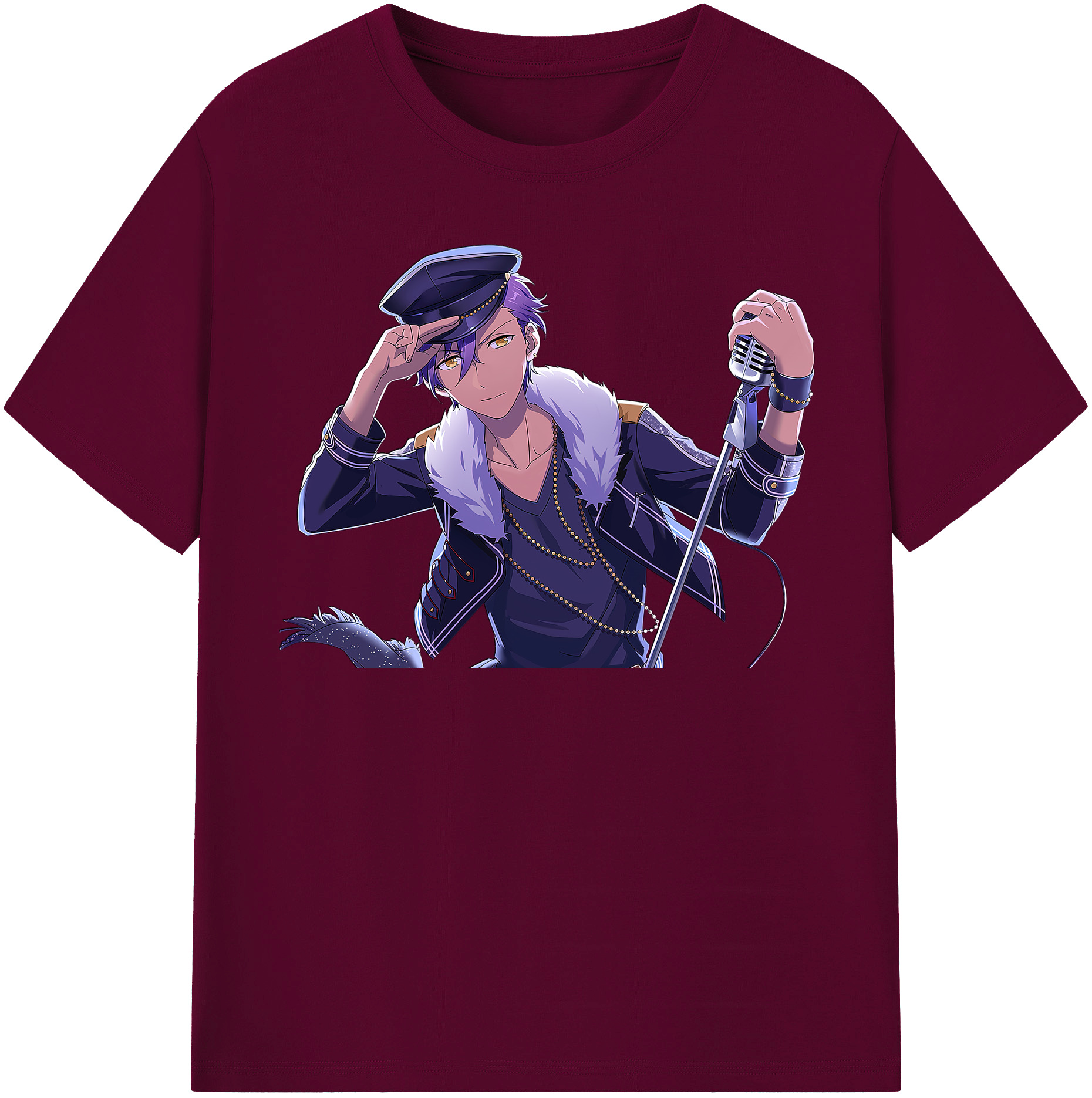 （画像用） あんさんぶるスターズ! Ensemble Stars レディースカジュアルプリントTシャツ（綿100％）